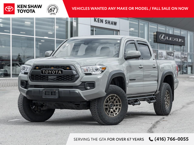 Beautiful Lunar Rock 2022 Toyota Tacoma V6! Upgraded Wheels / Running Boards / Power Driver Seat / H...