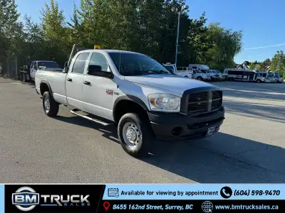 2008 Dodge Ram 2500 - 5.7L HEMI V8 - Auto - 3/4 Ton - Crew Cab - 8 Ft Long Box - 4x4 - Tilt Steering...