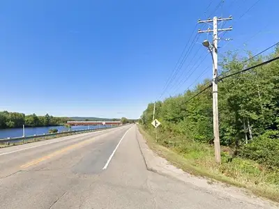 3/4 acre lot located on the banks of the Coulonge River with a view of the Red Bridge. A great mediu...