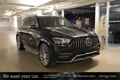 This Mercedes-Benz GLE53 has a dependable Intercooled Turbo Gas/Electric I-6 3.0 L/183 engine poweri...