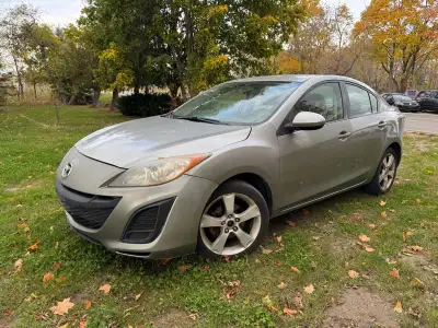 REBUILT TITLE: 2011 MAZDA 3 GX 2.0L, FWD, 4-DOOR SEDAN, AUTO, TWO PREVIOUS OWNERS ONLY, LEATHER SEAT...