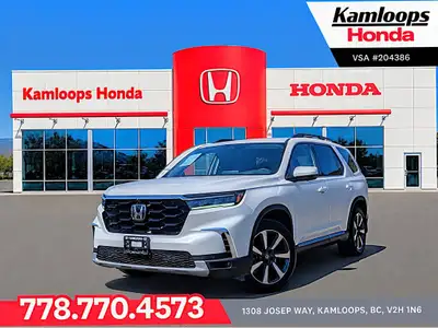 Pre-Owned 2025 Honda Pilot Touring - Remote Start | Navigaton | 3rd-Row Seating | Cooled Front Seats...