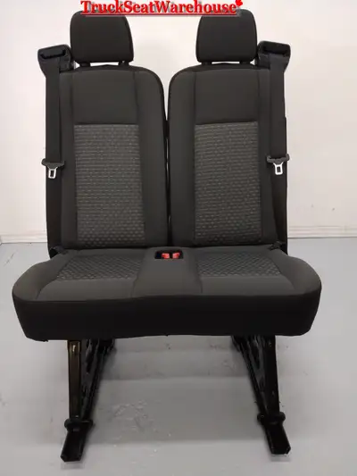 call or text 905-259-8027 or email truckseatwarehouse@gmail.com Black (Ebony) cloth 2 position bench...