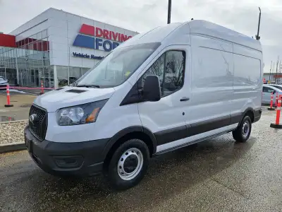 2024 Ford Transit Cargo Van T-250 148" High Roof 9070 GVWR RWD, 3.5L V6 Gas, REAR SHELVING, Keyless...