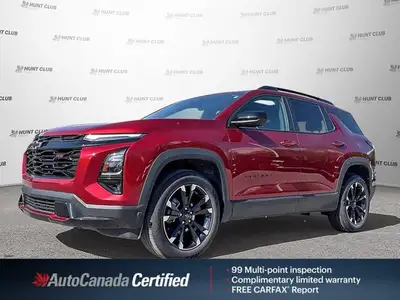 Elevate your driving experience with the stunning 2026 Chevrolet Equinox AWD RS. Finished in a capti...