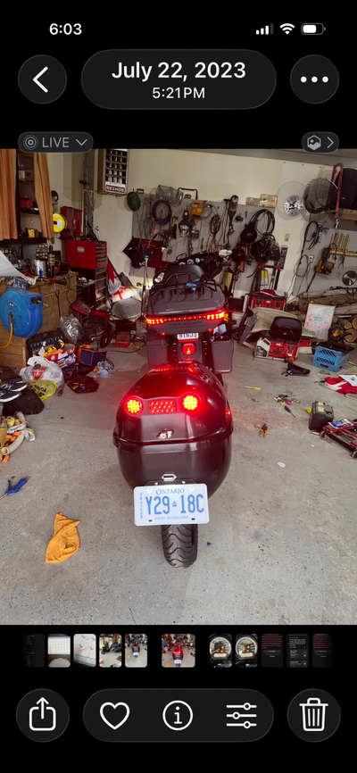 Trailer one wheel bike trailer motorcycle trailer third wheel pulls great did one trip from ont to B...