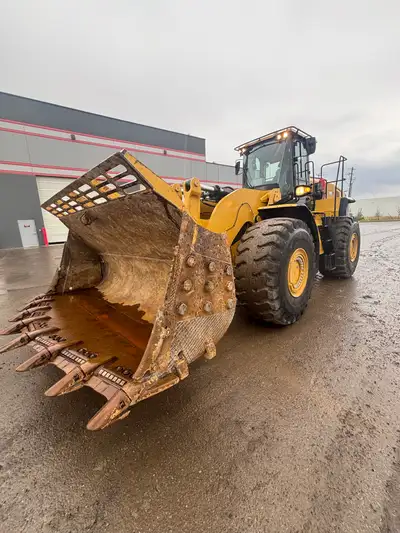 2022 Caterpillar 980-14A Wheel Loader 1635 hours • 7.75 cu yd GP Bucket • Scale • Auto Greaser • Enc...
