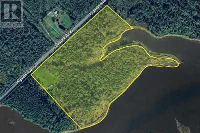 This gorgeous 23.7-acre property is located just outside the Village of Pugwash on scenic Pugwash Ri...