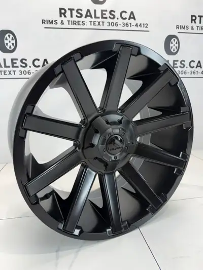 *** FREE SHIPPING *** Set of four new 20 inch Fuel Contra Matte Black 20 inch rims FITS Dodge Ram 15...