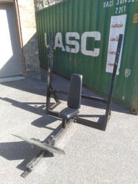 Shoulder press bench - seated