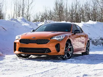 This Kia is a high-performance sport sedan that blends striking design, premium comfort, and thrilli...