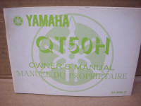 NOS 1981 Yamaha QT50H owners manual 3L8-28199-72