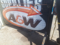 A&W signs great for collector