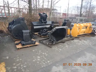 Heavy Excavator Attachments & Demolition Gear – Retirement Liquidation (ALL MUST GO) Retirement relo...