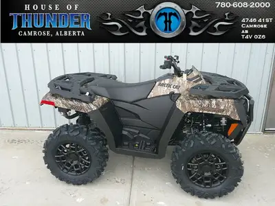 Conquer any terrain with the 2026 Alterra 600 Limited in Camo, built for riders who want power, comf...