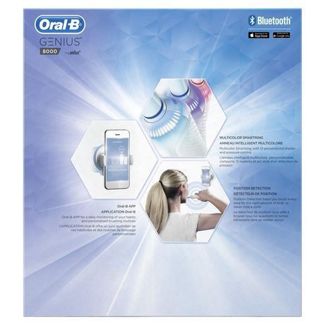 Braun Oral B Genius 8000, Platinum Colour, BNIB, Brand New in Bo in Health & Special Needs in Mississauga / Peel Region - Image 3