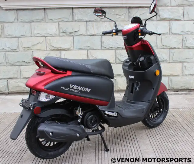49cc Street Legal Scooter | Automatic Moped | Venom Roma in Scooters & Pocket Bikes in City of Toronto - Image 13