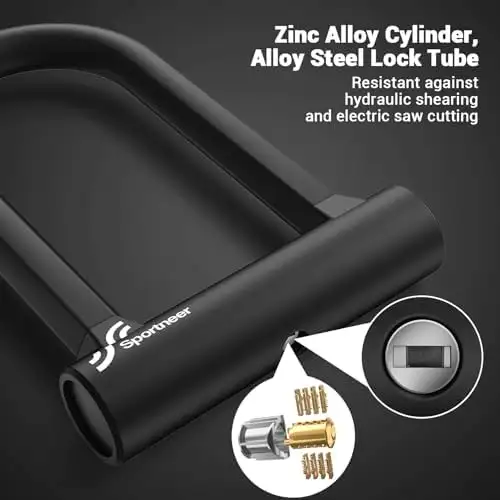 Heavy Duty Bike U-Lock - Clearance · Free Delivery in Clothing, Shoes & Accessories in St. John's - Image 5