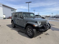 Recent Arrival! 2024 Jeep Wrangler Sahara Anvil Clear Coat Pentastar 3.6L V6 VVT 4WD 4 Auxiliary Swi... (image 6)