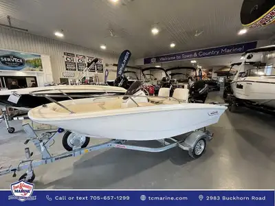 $146/biweekly with taxes down, OAC. 2025 Boston Whaler 130 Super Sport boat for sale in Lakefield, O...