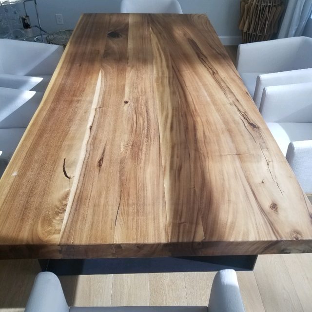 Live Edge Suar Wood Dining Room Table in Dining Tables & Sets in Ottawa - Image 3