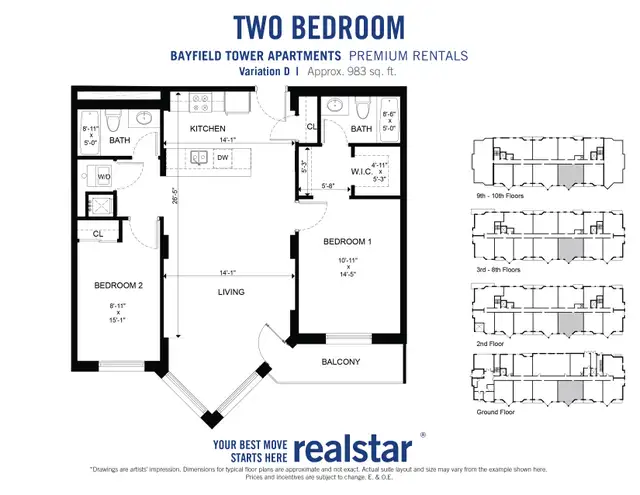 2 Bdrm. 2 Bath Apt. for Rent at Bayfield Tower in North Barrie! in Long Term Rentals in Barrie - Image 21