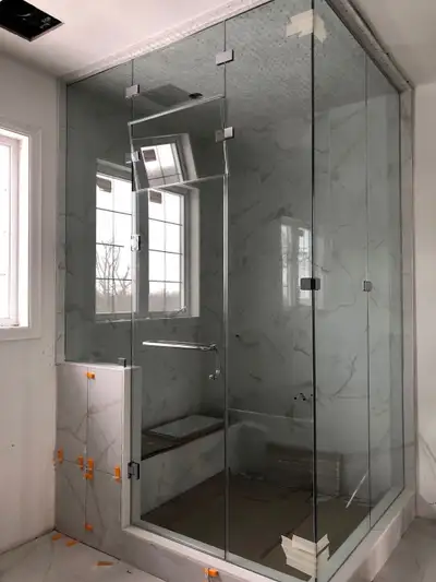 Custom Glass shower with installation service (Call 647-961-4328, View more
