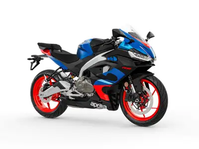 2026 Aprilia RS 457 $8,049 + $700 Freight + $400 PDI + HST + Licensing Colour: Coral Snake Blue 2-ye...