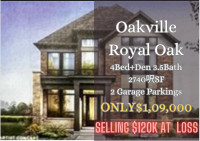 Oakville Detach House Selling $120k at LOSS ONLY $1,699,990