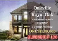 Oakville Detach House Selling $120k at LOSS ONLY $1,699,990