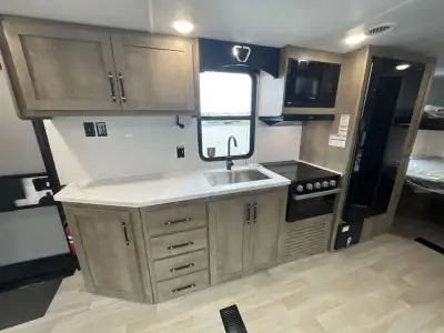 Keystone Springdale travel trailer 2620BHS highlights: Front Private Bedroom Exterior Storage with R...