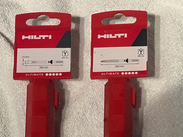 New HILTI Self-sharpening SDS Max (TE-YX SM 36) pointed chisel in Power Tools in St. Albert - Image 3