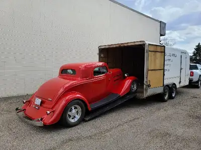 Enclosed Trailer Cars and Trucks Hauling, Call 780-221-8612, View more