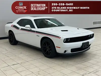 Meet pure muscle car character in this 2016 Dodge Challenger R/T, now offered at Comox Valley Dodge...