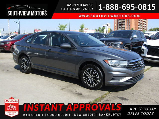 2020 Volkswagen Jetta HIGHLINE 1.4L TURBO B.S.A/CAM/LEATHER/H.SE in Cars & Trucks in Calgary