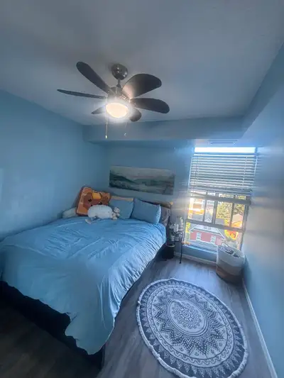 Room for Rent – Downtown Kitchener Spacious private bedroom available in a 2 bedroom + den condo in...