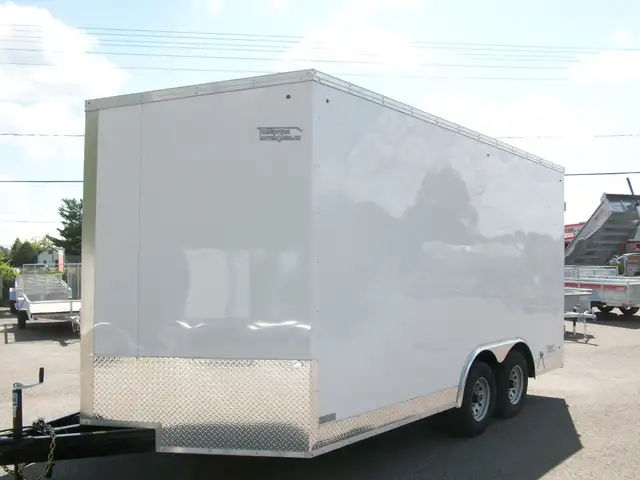 2025 Weberlane CARGO 8'.6in. X 16' V-NOSE 2X 5200LB. CONTRACTEUR in Cargo & Utility Trailers in Laval / North Shore - Image 4