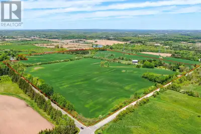 Picture perfect setting on 84+ beautiful acres in the heart of Halton Hills Country! Fabulous tree-l...