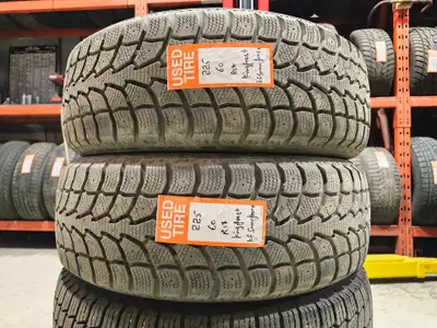 A pair of good used P225/60R17 Kinforest Winter install and balance $210 Loose purchase $80 each Tre...