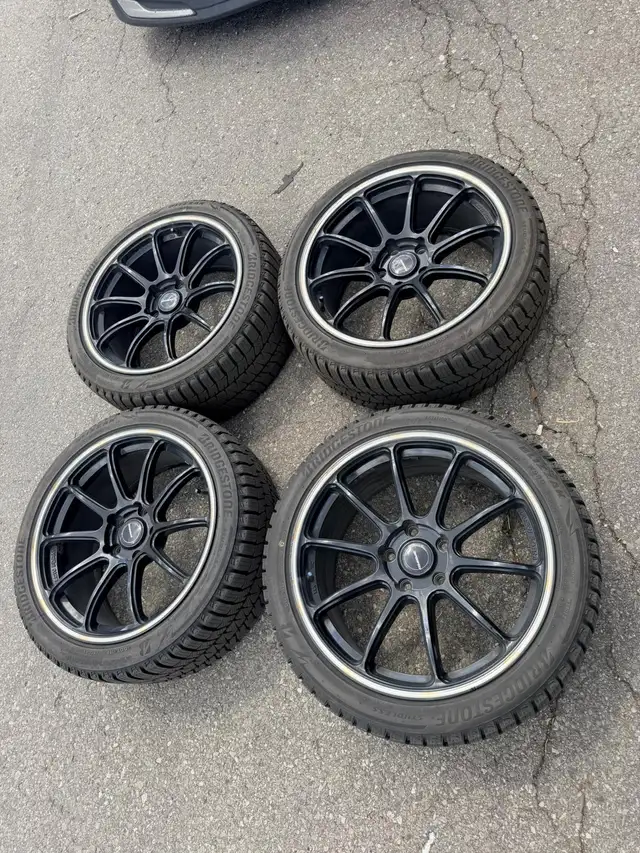245/40/18 bridgestone winters 5x114.3 subaru wrx sti superspeed in Tires & Rims in Mississauga / Peel Region - Image 5