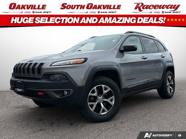 2015 Jeep Cherokee TRAILHAWK | 3.2L V6 | HEATED LEATHER | BACK U in Cars & Trucks in Oakville / Halton Region