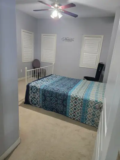 Room for rent is available in detached house. Room is on second floor. House is close to all ameniti...