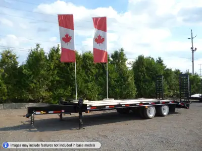 Miska Tandem Dually Equipment Floats 102in.x20'+5' Beavertail Deckover Models - In Stock Now Call or...