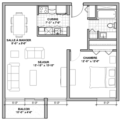 3 1/2 à louer - TOUT INCLUS Sillery Adresse : 1500 avenue du Maire-Beaulieu, appartement 306 Prix :...