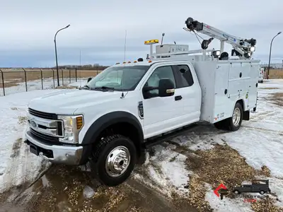 Countryside Fleet 2018 Ford F450 Extended Cab 4x4 Service Truck + 6.8L V10 Gas Engine + 4x4 W/ AutoM...