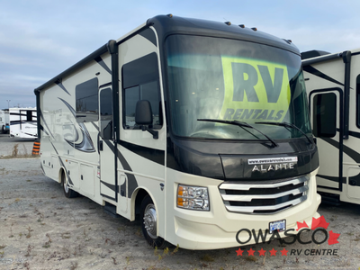 Ex-Rental Jayco Alante Class A gas motorhome 29S highlights: Full-Wall Slide 39in.in. LED HD Smart F...