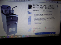 Fryers propane and Elect,Stools,Charbroiler,Oven,Patio, 727-5344