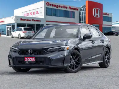 Sleek, sporty, and refined, this 2025 Honda Civic Sport CVT Sedan delivers responsive performance, m...