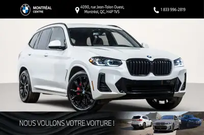 Découvrez ce magnifique véhicule d'occasion BMW X3 xDrive30i affichant 50 996 km au compteur, aucun...