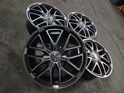 Clean set of Borbet XA wheels with TPMS. 19x8.5 Offset: 35 Bolt pattern: 5x112 Centerbore: 66.6